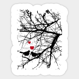 Love Birds Sticker